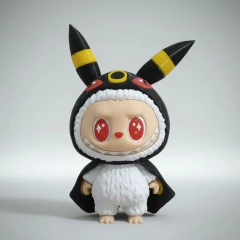 Muñeco Labubu 3d Umbreon Kawaii Geek - CRAFT3D.LP