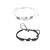 Pulseira Yin-yang para casal - 1 par
