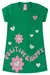 Vestido Infantil Verão Feminino Positive Happy - Verde - comprar online