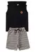 Conjunto Infantil Verão Masculino Regata Com Capuz Plaquinha - Preto