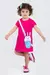 Vestido Infantil Verão Feminino Fun Drink - Pink - comprar online