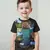 Jogo quente impressão 3d roupas de bebê 5 a 14 anos masculino roupas ao ar liv - loja online