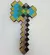 45cm minecraft brinquedos jogo meu mundo design azul diamante espada machado pá na internet