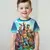 Jogo quente impressão 3d roupas de bebê 5 a 14 anos masculino roupas ao ar liv - comprar online