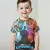 Jogo quente impressão 3d roupas de bebê 5 a 14 anos masculino roupas ao ar liv
