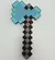 45cm minecraft brinquedos jogo meu mundo design azul diamante espada machado pá