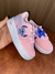 TENIS AIR ROSA E AZUL