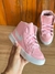 Tênis Infantil Cano Alto Rosa - Gold Fashion Calçados