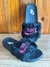 Chinelo Slide Feminino Preto com Pelúcia