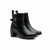 Bota Feminina Cano Curto Preta com Fivela e Tachas – Edição Elegance