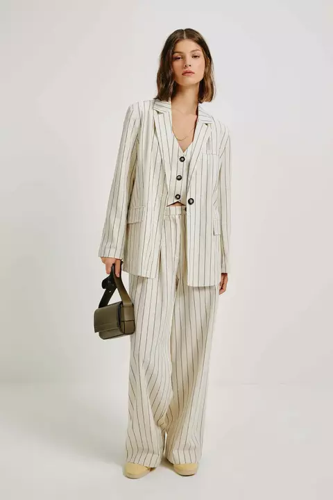 BLAZER FEMININO EM LINHO - HERING