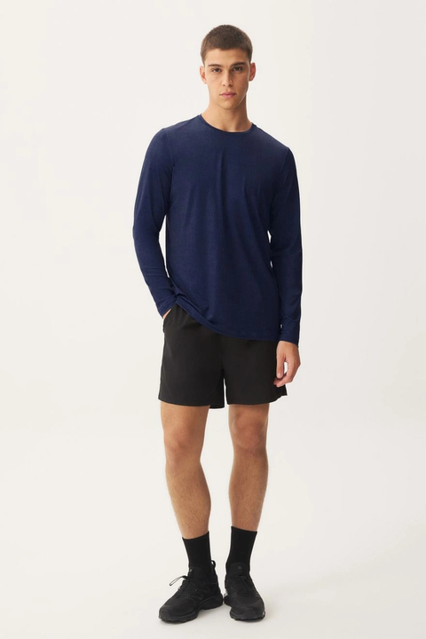 CAMISETA ESPORTIVA MASCULINA MANGA LONGA PROTEÇÃO UV - HERING