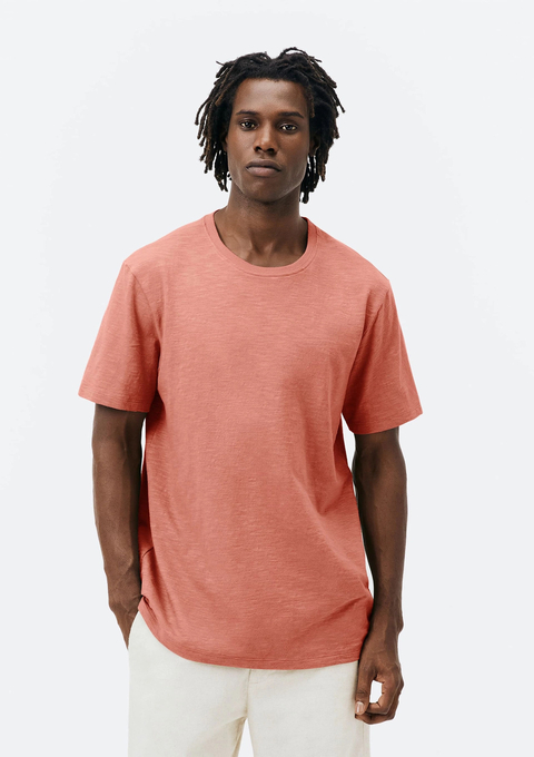 CAMISETA MASCULINA COMFORT EM MALHA FLAMÊ - HERING