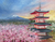 A Pagoda Chureito e o Monte Fuji - ENCOMENDA - comprar online