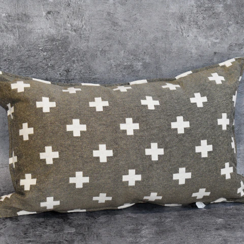 ALMOHADON VISON CON CRUZ BLANCA