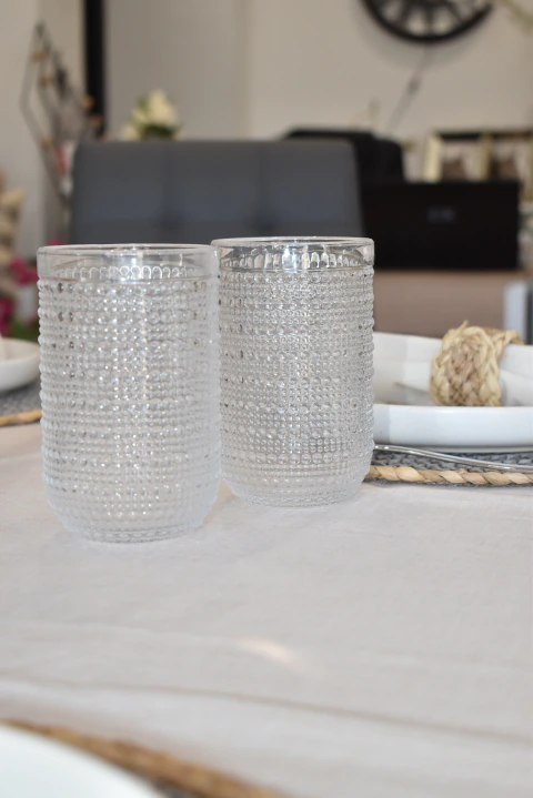 VASO TEXTURADO X6UNIDADES
