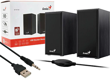 Parlante Genius SP-HF180 USB 6W Control de Volumen Negro