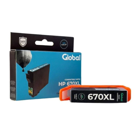Cartucho Alternativo Global HP 670 Negro - comprar online