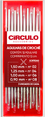 KIT AGULHA DE CROCHE AÇO CIRCULO