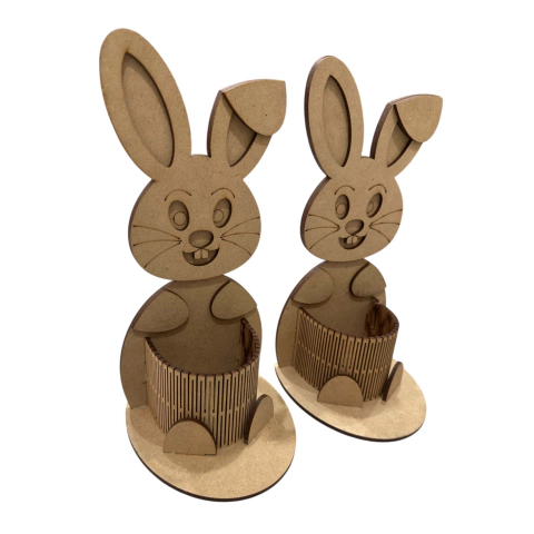 x10 Porta huevo conejo Pascua