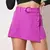 Short Saia Alfaiataria Premium Com Bolso E Cinto