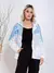 Bomber feminina Jaqueta feminina com capuz e bolso e ziper - Amillion Store