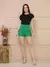 Versatilidade e Estilo Saia Short feminina, modelo básico e versátil com doi - loja online