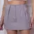 Shorts Saia alfaiataria com bolso e botão encapado - Amillion Store