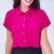 Blusa Feminina Cropped Camisa Social Botões Em Viscolinho Verão 2023 - loja online