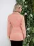Gabardina Transpassado pescoco de lapela com cinto - comprar online