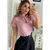 Blusa Feminina Linda Com Detalhe de Renda Nas Mangas Em Promoção - comprar online