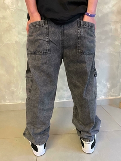 Calça Cargo Jeans MJ - Vibe Street Shop