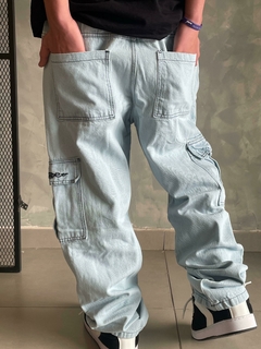 C046 Calça Cargo Cristal Trip Side na internet