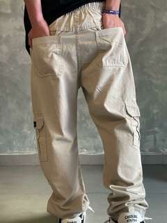 C040 Calça Cargo Sarja Trip Side - loja online