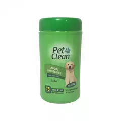 Lenços Umedecidos Com Aloe Vera Pet Clean na internet