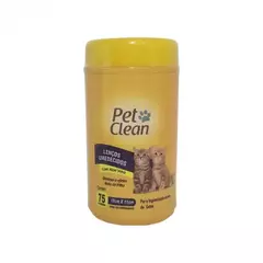 Lenços Umedecidos Com Aloe Vera Especial para Gato Pet Clean na internet