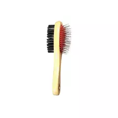 Escova Dupla com Cabo de Madeira Cód.: 088 Marca: AMERICAN PETS - TMB51985982482