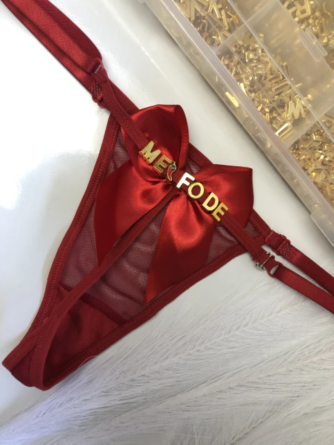 Calcinha Laço Personalizável - P ao GG