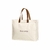 SACOLA DE LONA 240G 40x33x15CM NATURAL COM ALÇA DE COURO - loja online