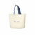 ECOBAG DE LONA 240G 46X40X10CM NATURAL COM AZUL MARINHO na internet