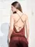 BLUSA COM RENDA E COURO SINTETICO - comprar online