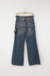24003C -Flor tiro bajo carpintero azul oxido - Lumavi Denim