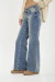 240030 - Flor Wide tiro bajo azul oxido - Lumavi Denim
