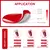 VOKY-Mergulhe semipermanente em unhas para arte de unhas, UV e LED, vermelho esc - loja online