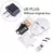 7 cores led máscara facial com pescoço led luz fóton máscara rejuvenesciment - comprar online