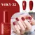 VOKY-Mergulhe semipermanente em unhas para arte de unhas, UV e LED, vermelho esc - MakeVibes