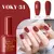 Imagem do VOKY-Mergulhe semipermanente em unhas para arte de unhas, UV e LED, vermelho esc