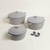Set X3 Ollas Grey