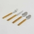 Set de Cubiertos Toscana wood X 24 Piezas