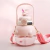 BOTELLA CANTIMPLORA - BEAR RABBIT BOOBOO ROSA - comprar online